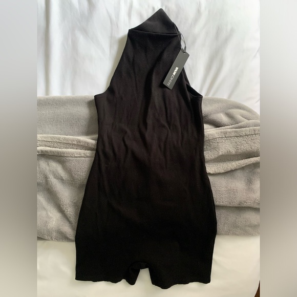 Black Halter Neck Romper Fashionnova - Picture 1 of 3